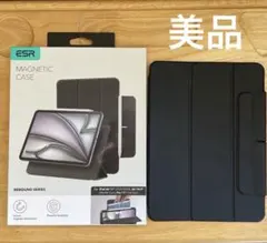 【美品】ESR iPad Air 11インチ ケース ブラック／マグネット式