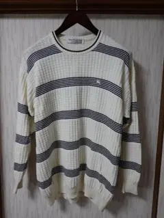 y*a様 Burberrys バーバリー コットンニット 40 ホースマーク刺繍