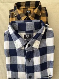 UNIQLO ネルシャツ 2枚セット Sサイズ