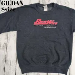 アメリカ古着　スウェット　ギルダン　アメカジ　両面プリント　チェッカー柄