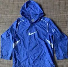 ナイキ NIKE 青 フード付き サッカー アウター