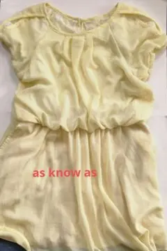 【アズノウアズ as know as】ワンピース 【ワンピース】のサムネイル