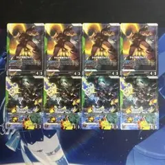 ガンダムカード　4枚　プロモ　パラレル　リックドム　シャア専用ゲルググ　LR ガンダムカード 4枚 プロモ パラレル リックドム シャア専用ゲルググ