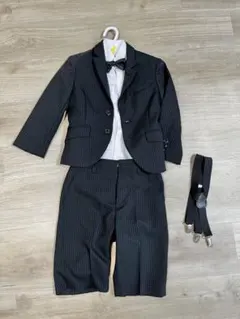 Add Rougeキッズフォーマルスーツ 100cm ストライプ柄　5点セット