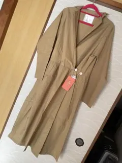 BK home カシュクールロングガウン　シャツ