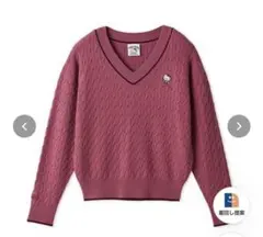 SNIDEL ハローキティ ケーブルプルオーバー