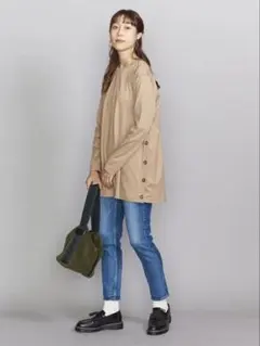 BEAUTY&YOUTH ベージュ 長袖Tシャツ