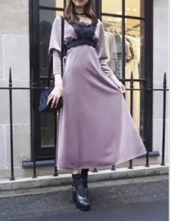 EATME ジュリエットスリーブワンピース ピンク