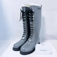 ILSE JACOBSEN レインブーツ レースアップ グレー 23.5cmのサムネイル