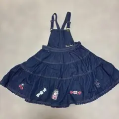 Mezzo Piano ジャンバースカート デニム