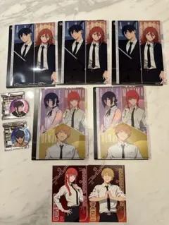 ⚠️匿名配送　チェンソーマン　ミニクリアファイルコレクション　グリッターカンバッジ