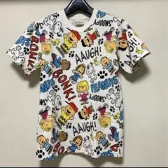 USJ ユニバーサルスタジオ スヌーピー 総柄 Tシャツ ♡男女兼用Sサイズ♡