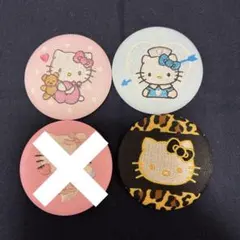 ハローキティ 50周年　シークレット刺繍缶バッジ　3個セット