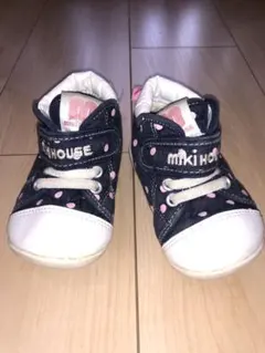 MIKI HOUSE ドット柄　スニーカー　ミキハウス