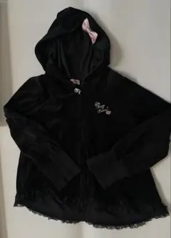 mezzo piano ブラックパーカー 135センチ