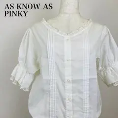 AS KNOW AS PINKY ブラウス シャツ レース 0653Bのサムネイル