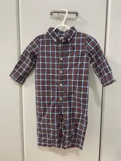 Ralph Lauren チェック柄ロンパース