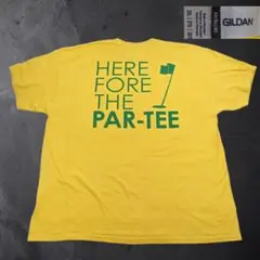 【極美】ギルダン GILDAN ロゴ Tシャツ 半袖 黄 y2k ストリート