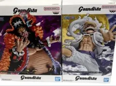 ワンピース Grandista ルフィ ティーチ フィギュア 2種セットのサムネイル