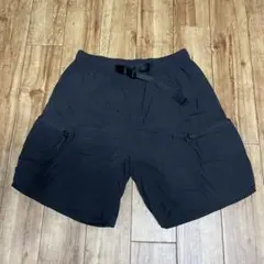GU ナイロンカーゴショーツ ブラック Sサイズ