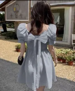 GRL 水色 ワンピース