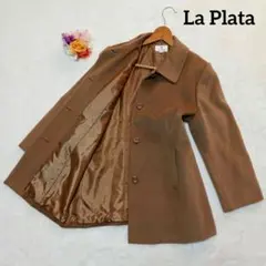 ✨美品✨La Plata アンゴラ混 ウール ピーコート 13ABR