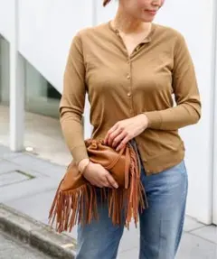 【極美品】DeuxiemeClasse FF30カーディガン 金ボタン コットン