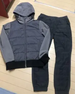 美品　ikka フード付きブルゾン　美品Beno ダウンパンツ　暖パン