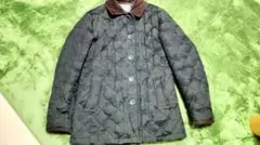 三*屋様 黒コートジャケット(ミリタリー柄)メンズМsize