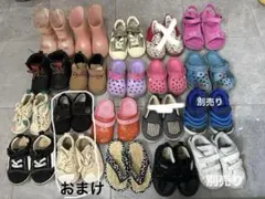 子ども靴　まとめ売り　女の子　男の子　子供用シューズ 大量セット　長靴