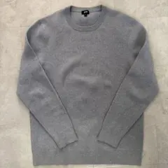 UNIQLO ウォッシャブルミラノリブクルーネックセーター L