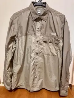 ザ ノースフェイス ロングスリーブ ヌプシシャツ Mサイズ