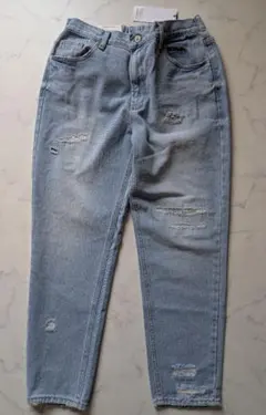 イシカワラボ　レディース　デニム　パンツ　XL　ライトブルーのサムネイル