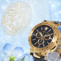 美品 ヴェルサーチ VERSACE GMT デイト メデューサ 腕時計 H852 - メルカリ
