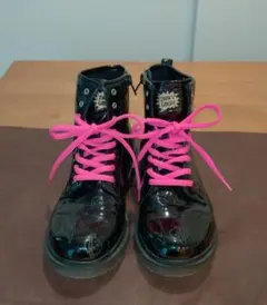 ザラ ZARA girlls 24.0cmブラックブーツ