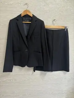 美品　ブリリアントステージ スーツセットアップ ストライプ 7号9号　 スカート