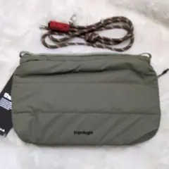【SALE】topologie トポロジー　ボトルサコッシュ　ラージ モス