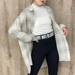 【発送可】　レディース シアーシャツ　アイボリー　美品