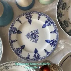 希少✨フランスアンティーク˚✧₊ リュネヴィルのプレート 1900年頃❁⃘˚✧