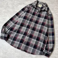 エ*イ様 良配色 00s RED HEAD チェック ネルシャツ ヘリンボーン