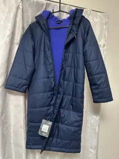 本日限定値下げPUMA 新品未使用　内側 フリースネイビー ベンチコート　140