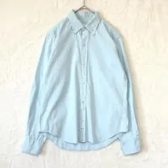 ファンダメンタルパオデロ／シャツ ブラウス 長袖 S ボタンダウン コットン