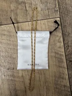 MARIHA silent rain ネックレス フィガロチェーン　s 40cm