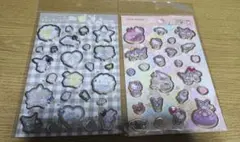 サンリオキャラクターズ　キャンディシール ストーン付き　くすみカラー　ドーナツ