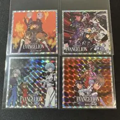 新世紀エヴァンゲリオン パチンコ ステッカー 4枚セット