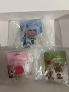 ズートピア ブリスターチャームコレクション 3点セット　バンダイ　ガシャポン