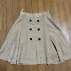 BLUE LABEL CRESTBRIDGE フレアスカート 38 スエード