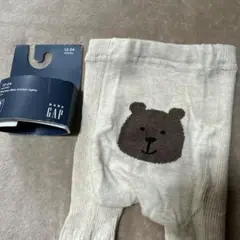 新品未使用 baby GAP ブランナンベア ベビータイツ 12-24ヶ月