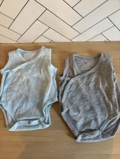 UNIQLO メッシュ　ロンパース　前開き　２枚セット