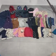 90〜95サイズ　女の子　2歳　秋冬服　まとめ売り　35着＋小物5種類